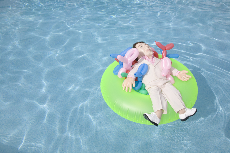 Jeff in the pool